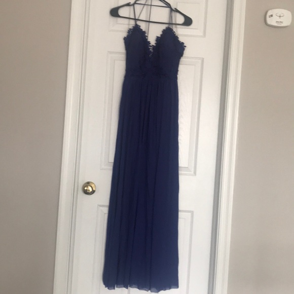 Long blue dress - Picture 2 of 8